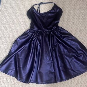 American Apparel Purple Skater Dress